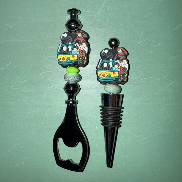 Handmade Other - Handmade 'Scooby-Doo Horror' Bottle Opener and Wine Stopper Set